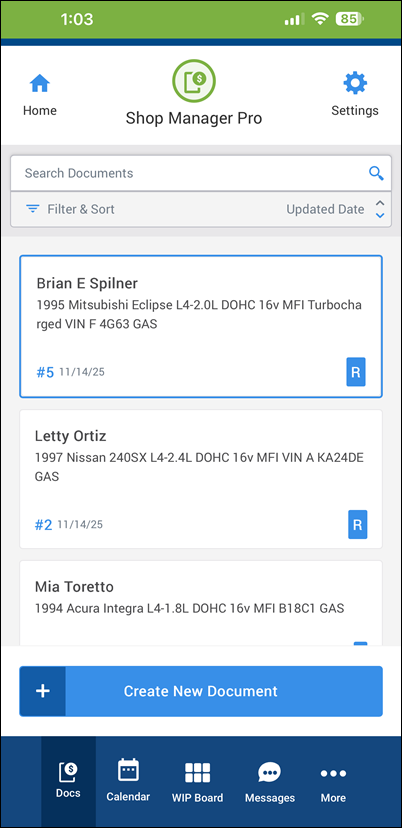 shop manager pro on mobile